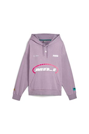 Mercedes AMG Petronas Motorsport x MDJ Grafik Kapüşonlu Sweatshirt