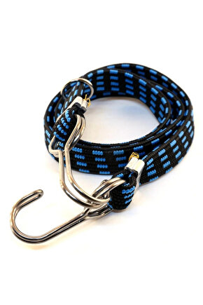 BAGAJ LASTİĞİ KALIN ÇELİK KANCALI 15mmx5mmx100Cm A+++ KALİTE MAVİ
