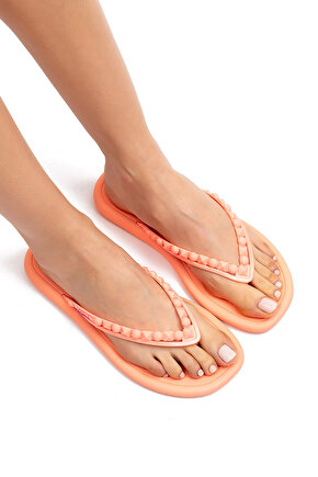 Meu Sol Kadın Parmak Arası Terlik  Açık Pudra 3542