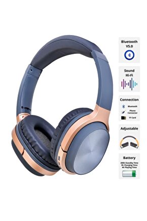 BLUETOOTH KULAKLIK SD KART VE AUX GİRİŞLİ ŞARJLI KABLOSUZ KULAKLIK MİKROFONLU FM RADYOLU SUPER BASS