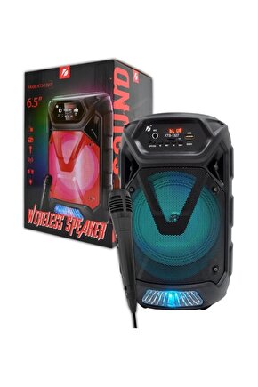 Led Işıklı Bluetooth Hoparlör Usb Sd Kart Aux Mikrofonlu Kablosuz Hoparlör