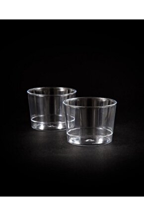 Plastik Kristal Kap 180cc Bodega 30 Adet (1 Paket) Kapaksız