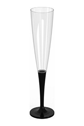 Kristal Mika Plastik Şampanya Kadehi 100 Adet