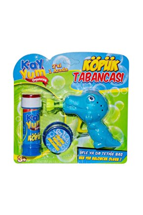 Timsah Figürlü Köpük Tabancası - Baloncuk Tabancası - Köpüklü Silah - Baloncuk Oyunu