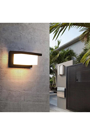 GÜNIŞIĞI DIŞ MEKAN DEKORATİF LED DUVAR APLİĞİ 18w 3200 k