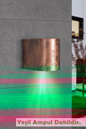 Tek Yönlü Dekoratif Iç Dış Mekan Aplik Eskitme Amber Işık