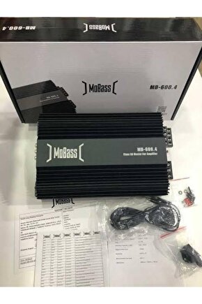 Mobass 600.4 Bas Kontrollü 4çıkışlı Anfi