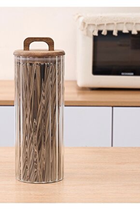 Akasya kapaklı kavanoz 1550 ml.