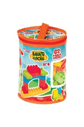 62 Parça Multi Blok Puzzle Dede Oyuncak