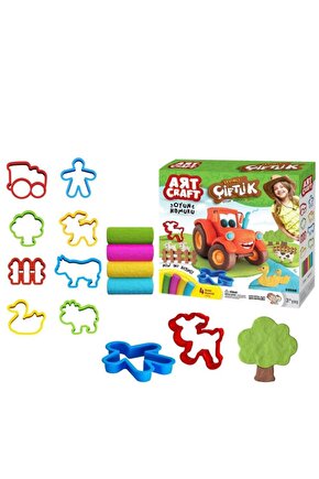 Art Craft Sevimli Çiftlik Oyun Hamuru Seti 200 Gr.