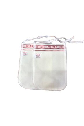 Kelebek Kese Kalın Hamam Ve Banyo Kesesi 2 Adet Beyaz