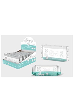 Hasta Vücut Temizleme Islak Mendili 50 Yaprak Xl 6lı Set