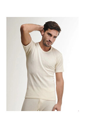 Erkek Kısa Kol Fanila Yün Içlik