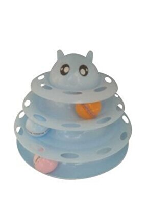 3 Katlı KediOyuncağı Kedi Başlıklı