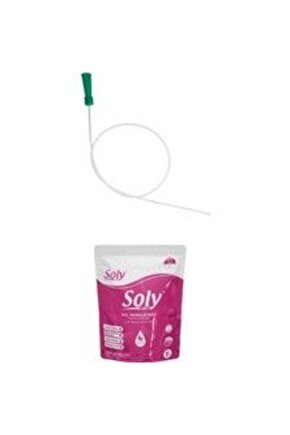 Aspırasyon Sonda No:14 50 Adet + Soly Hasta Saç Yıkama Bonesi Set