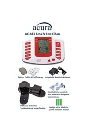 AC-833 Ultra Masaj Aleti Fizik Tens Cihazı