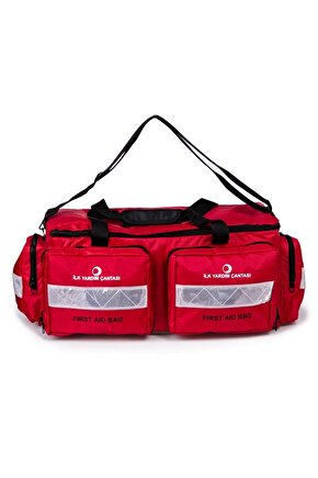 Comfort Plus İlk Yardım Çantası 2 Çepli Büyük Boy Kırmızı