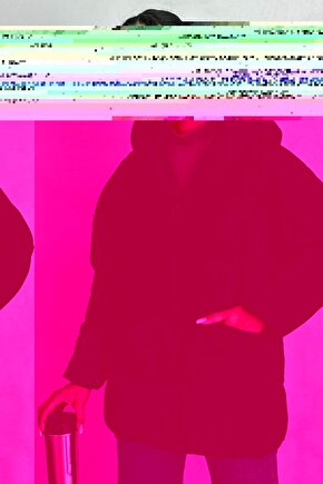 Puffer Yarasa Şişme Oversize Mont