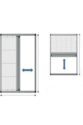 Pileli Sineklik Kapı Ve Pencere Sineklik Plise Sineklik (80-200)