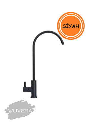 Mat Siyah Su Arıtma Musluğu – Modern Tasarım, Sağlıklı Su Kullanımı