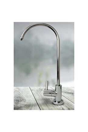 Çelik Gövdeli Su Arıtma Musluğu Tezgah Üstü