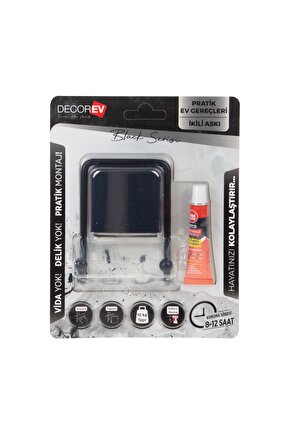 V Askı Metal Siyah Ikili Dc-5053 0539