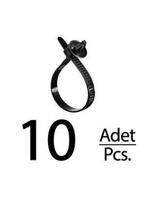 VW Audi Seat Skoda Porsche Lamborghini Skoda Opel Citroen için Kablo Bağı - 10 Adet