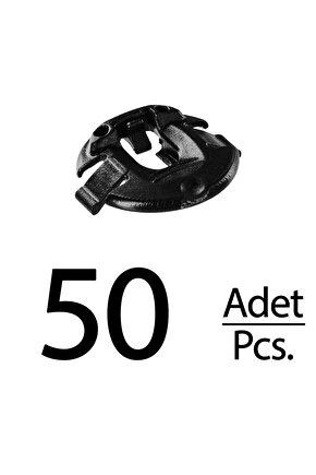 Seat Skoda VW Passat Audi A1 A4 A5 A6 için Çamurluk Bağlantı Elemanı Klips - 50 Adet