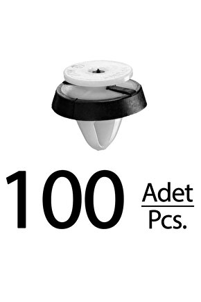 Land Rover Discovery LR2 Range Rover Evoque Sport Velar için Çamurluk Kaplama Klips - 100 Adet