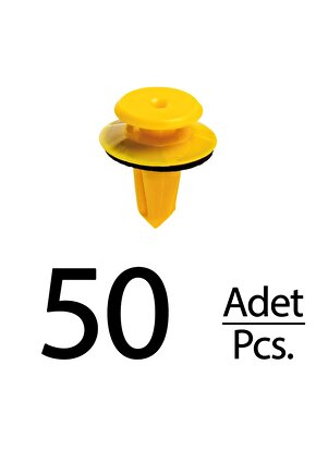 Audi Volkswagen Seat Ford için Kapı Döşeme Klips - 50 Adet