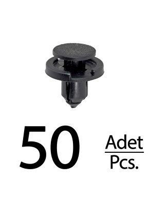 Nissan Juke X‑Trail Altima Leaf Sentra Peugeot için Tampon Klips - 50 Adet
