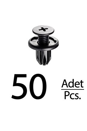 Legend MK2 BMW 1 2 SERİSİ X1 X2 için Tampon Panel Klips - 50 Adet