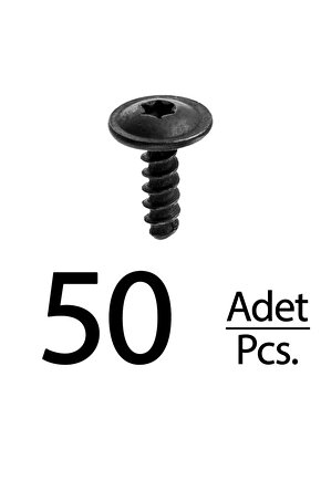 Volkswagen için Torx (Tork) Davlumbaz Vida - 50 Adet