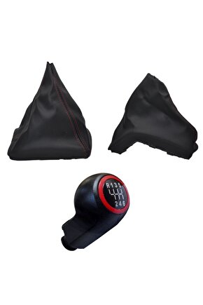 Opel Astra H Için El Freni-vites Körüğü Ve Vites Topuzu (6)-kırmızı