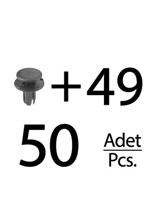 Hyundai ve Kia için Davlumbaz Klips- 50 Adet