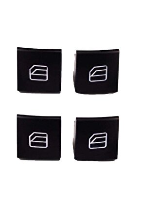 4 Adet Mercedes ML W164 (2006-2011) için Cam Düğmesi Kapağı