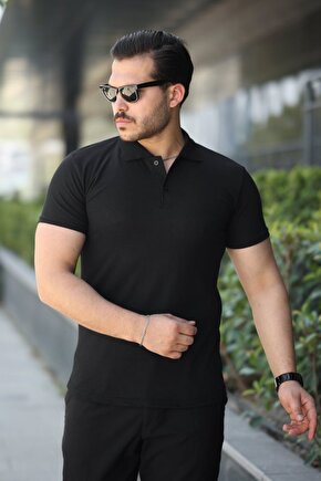 Gökyüzü Moda Erkek Kısa Kollu Yakalı Tişört