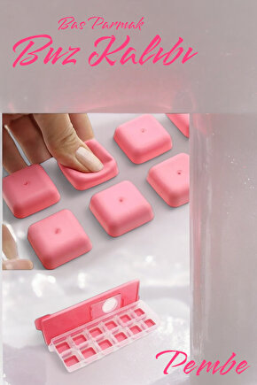 Buz Kalıbı Buzluk Yapışmaz Bas Parmak