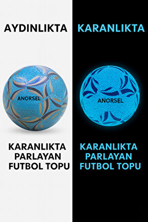 Karanlıkta Parlayan Işıldayan Orjinal Futbol Topu