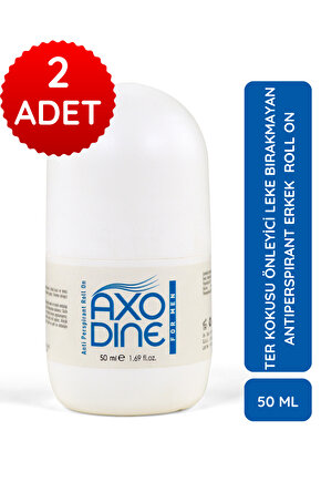Anti-perspirant Roll On Erkekler Için Ter Kokusu Önleyici Lekesiz Koruma 50 ml X 2 Adet