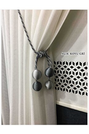 2 Adet 4 Toplu Antrasit Ve Açıkgri Kombinli Tavan Broçol