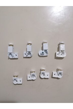 Beyaz Bella Serisi 1 Sabit 2 Açılır Duşakabin Tekeri