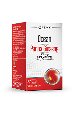 Panax Ginseng 500 mg 60 Kapsül