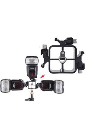 Üclü Flaş Coklayıcı Braket