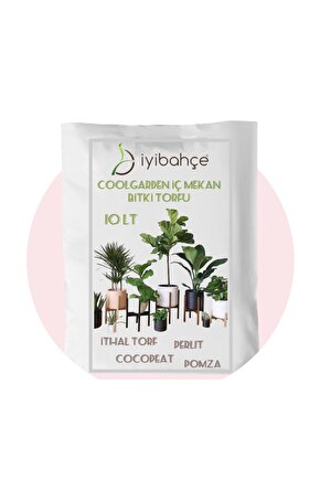 COOLGARDEN İÇ MEKAN BİTKİ TORFU 10 LT Starliçe-Areca-Şeflera-plea vb.