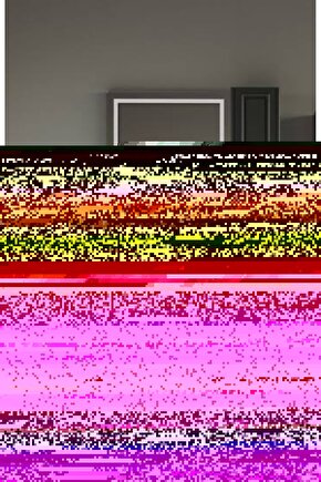 201 Penye Compack Palmiye Ön Baskılı Oversize Bisiklet Yaka Kısa Kol Yazlık T-shirt - Siyah