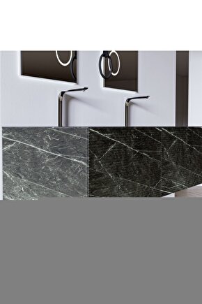 201 Penye Compack Palmiye Ön Baskılı Oversize Bisiklet Yaka Kısa Kol Yazlık T-shirt - Siyah