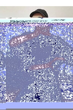 Kadın Baskılı Oversize T-shirt - Siyah