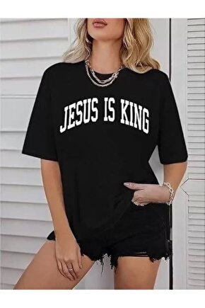 Baskılı Kadın T-shirt - Siyah