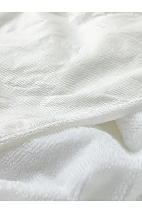 Unisex Baskılı Oversize T-Shirt - Beyaz